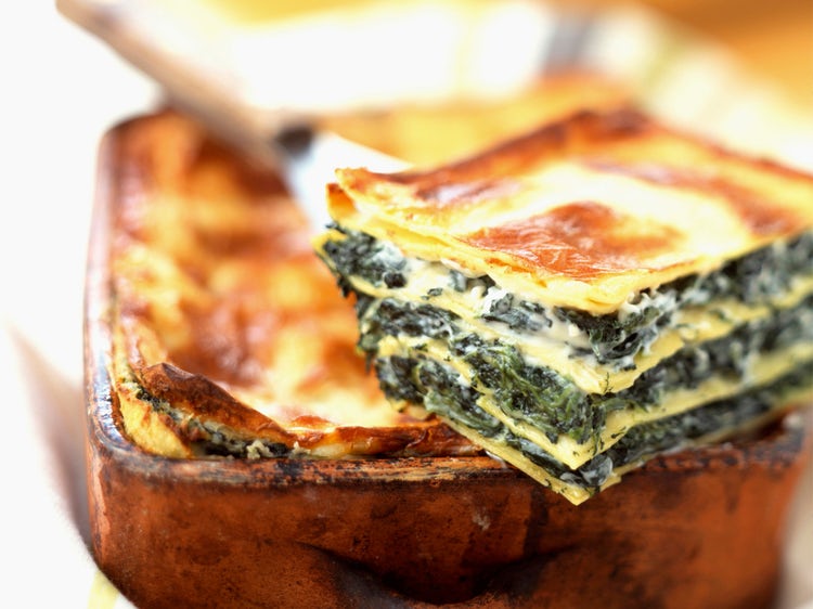 White Lasagna With Swiss Chard