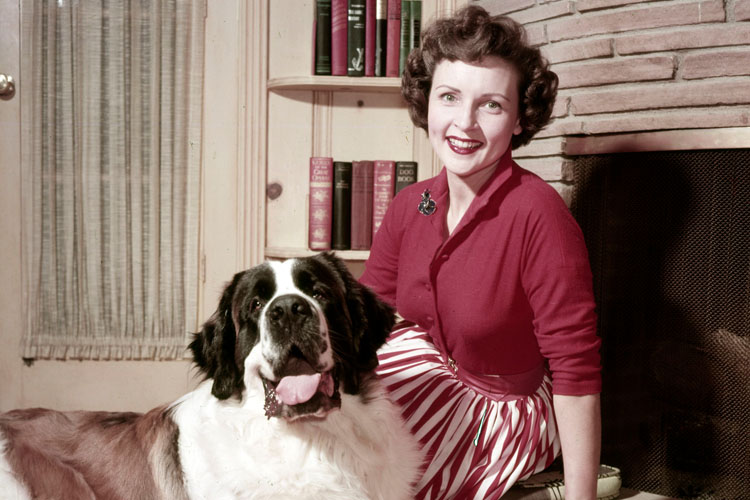 Betty White As A Young Woman