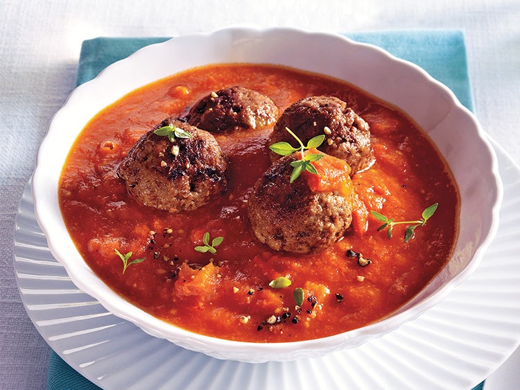 Easy Tomato Soup Meatballs