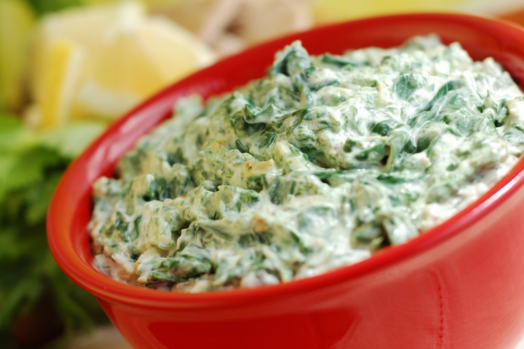 Parmesan Spinach Artichoke Dip