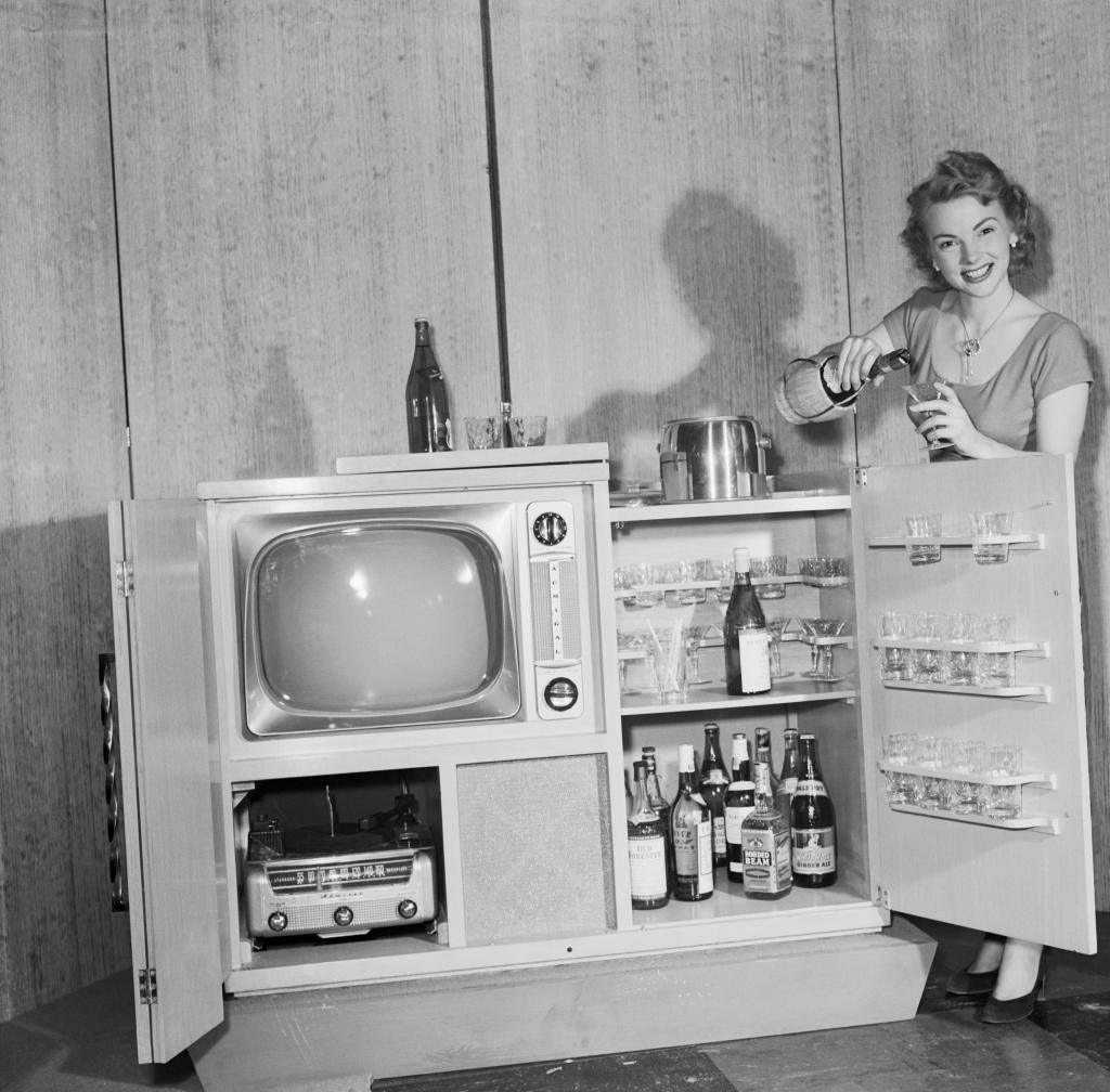Tv With Fridge