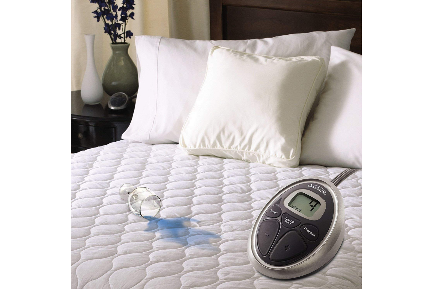 Biddeford TWIN Size Electric Heated Mattress Pad Warming Quilted Warm Cover Bed 