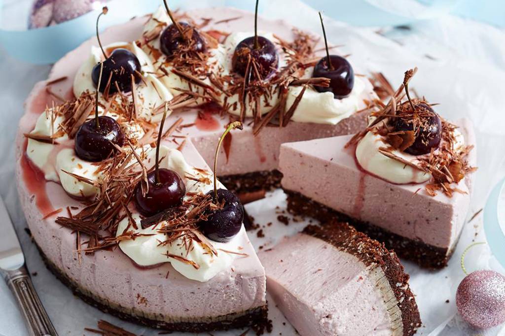 Cherry Coconut Cheesecake