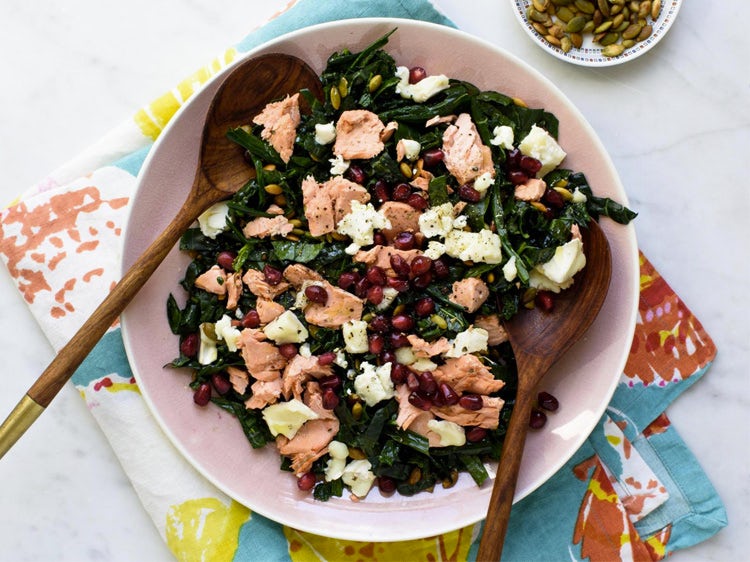 Kale And Salmon Salad