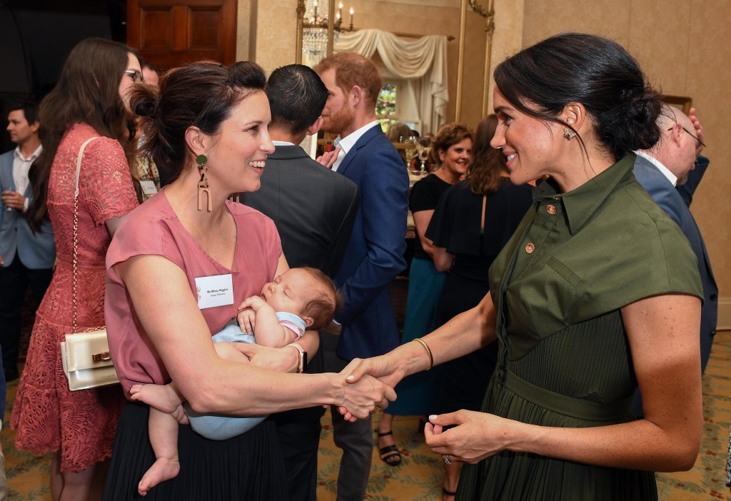 Megan Markle Pregnant Green Dress