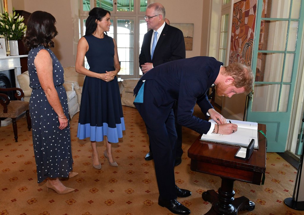 Meghan Markle Australia Dress