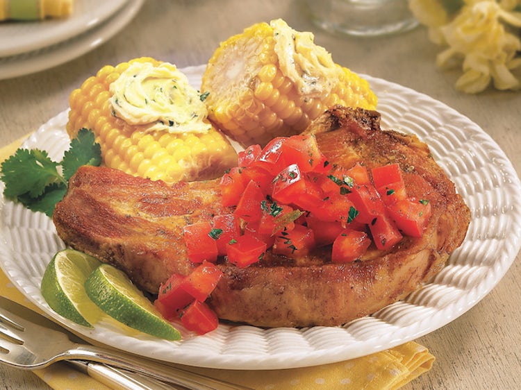 Pork Chops With Fresh Tomato Salsa
