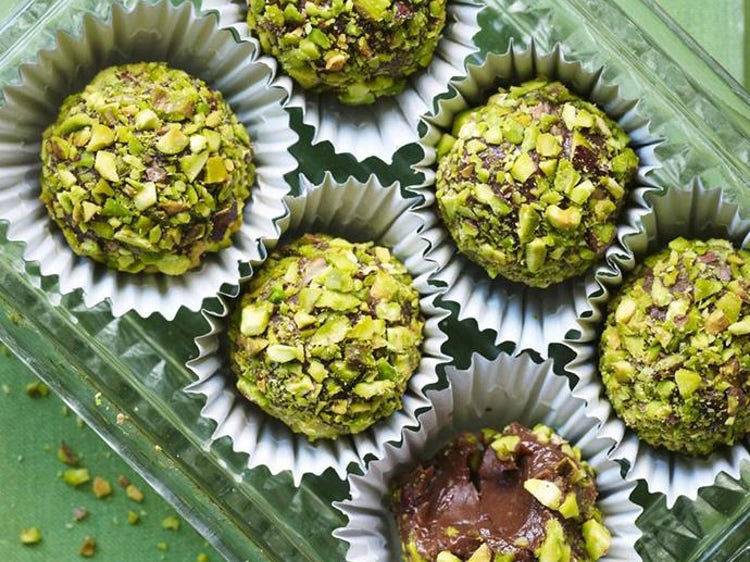 Salted Pistachio Truffles
