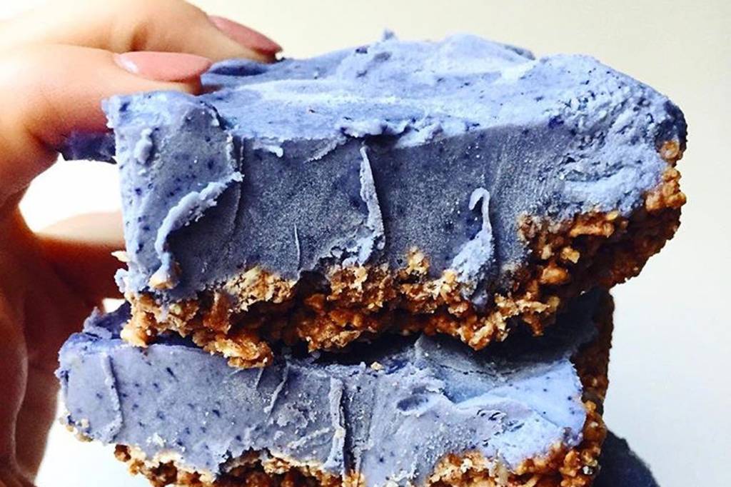Vegan Blueberry Cheesecake Bars