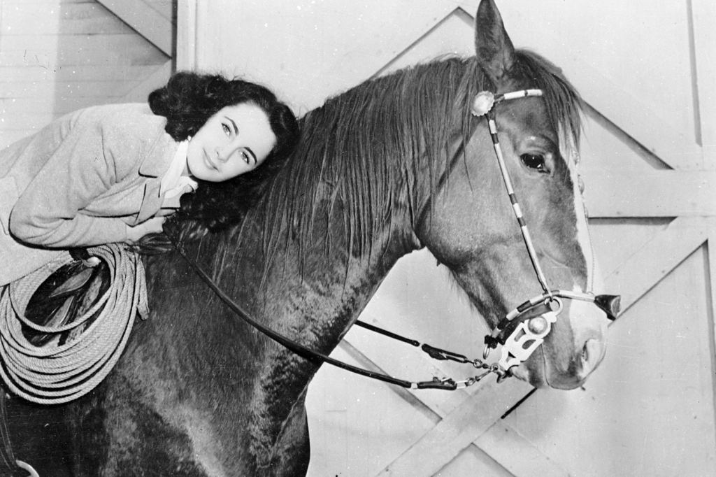 Young Elizabeth Taylor Horse