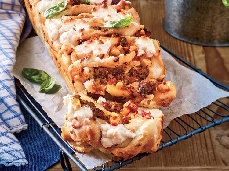 Chili Stuffed Bread