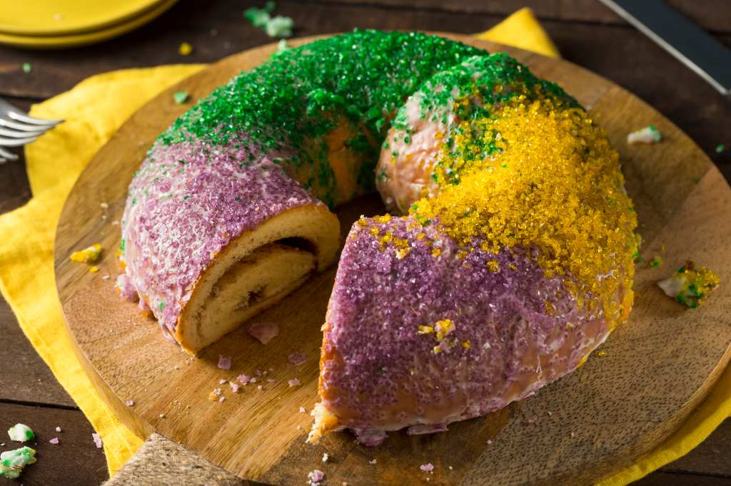 king cake for mardi gras