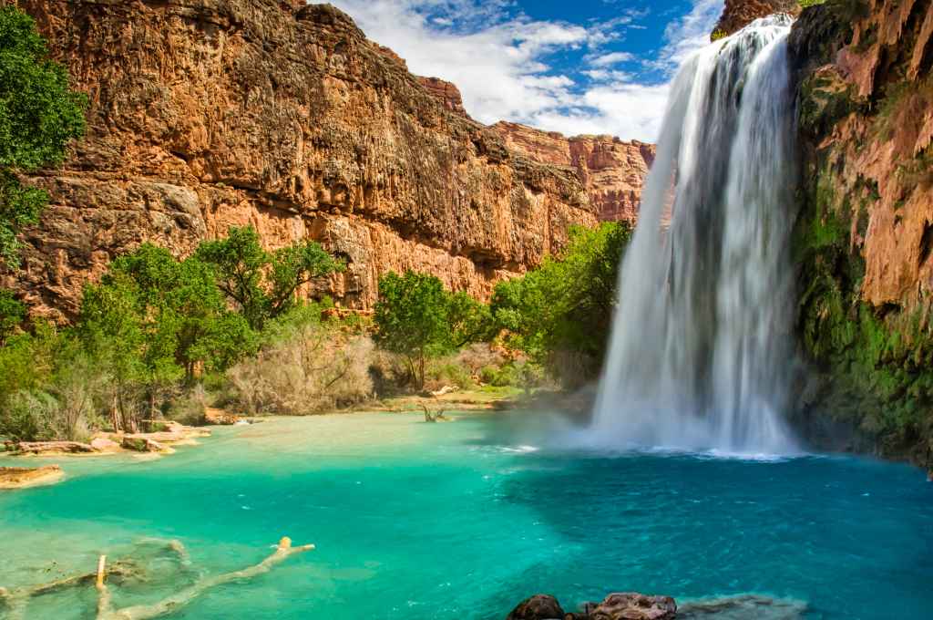 Most Beautiful Waterfalls Havasu Falls