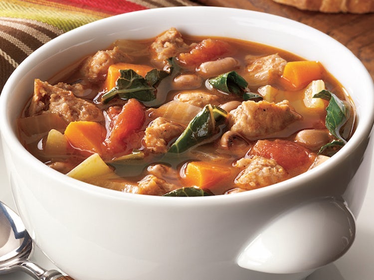 Sausage And Veggie Minestrone