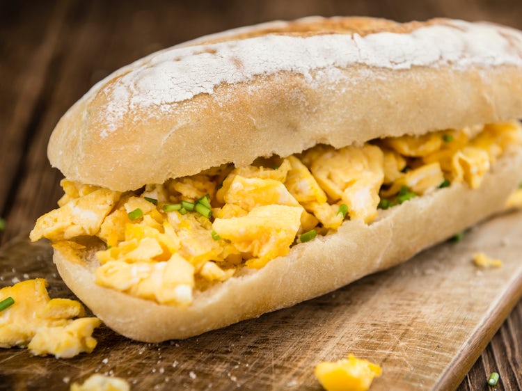 Scrambled Egg Po Boy