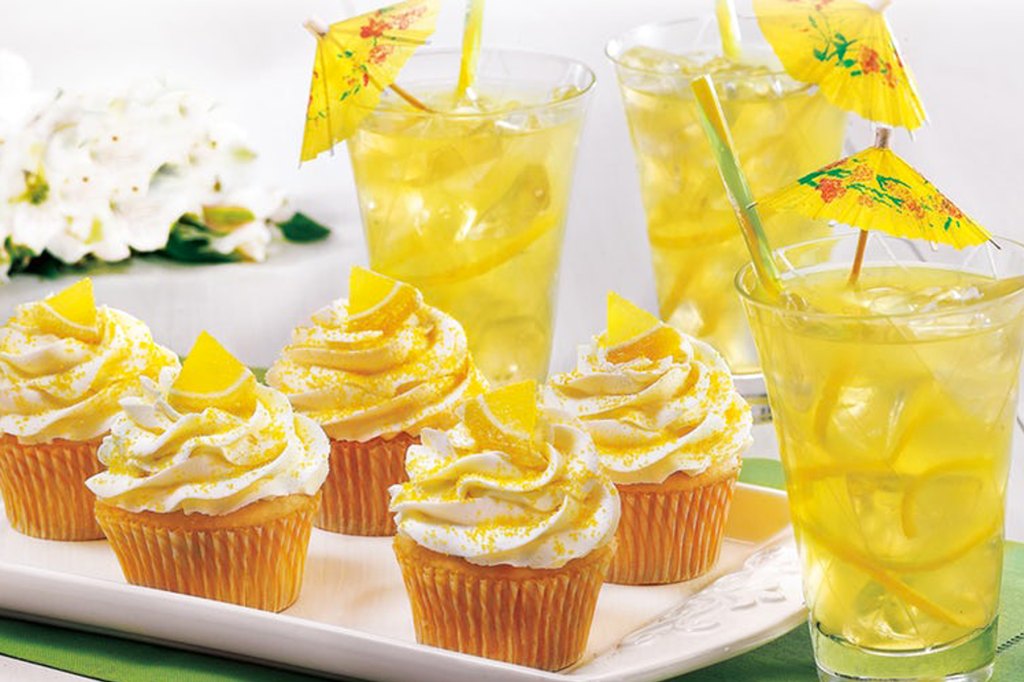 Spiked Lemonade Cupcakes