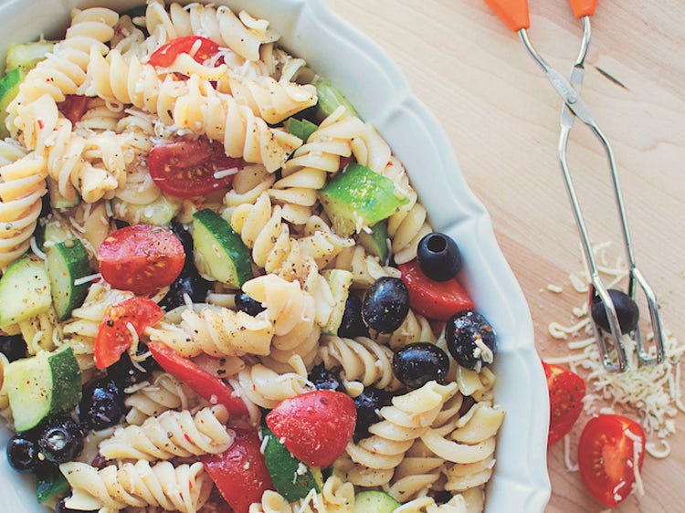 Warm Italian Pasta Salad