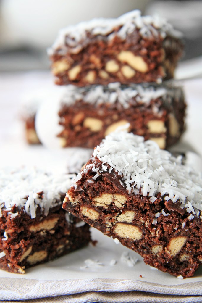 coconut brownies