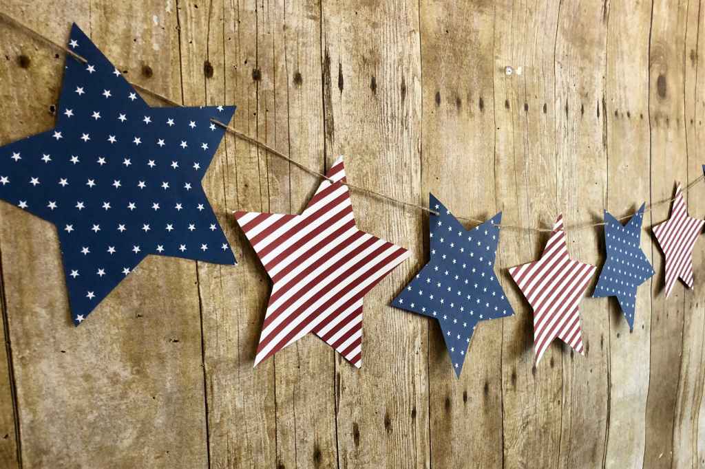 Fourth Of July Banner Stars