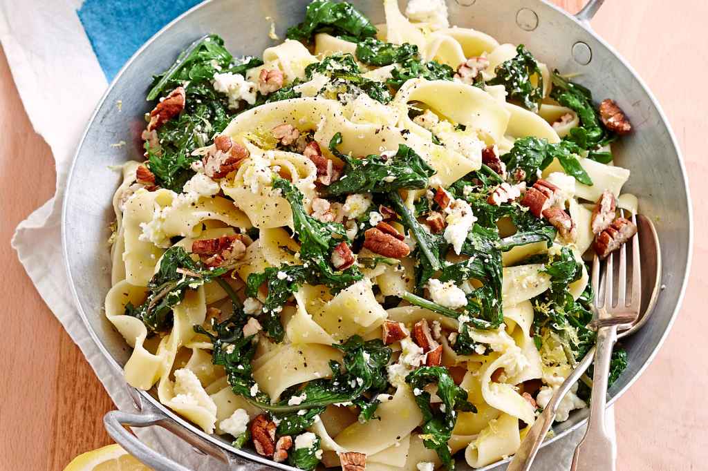 Lemon Pecan And Kale Pappardelle 1200 800
