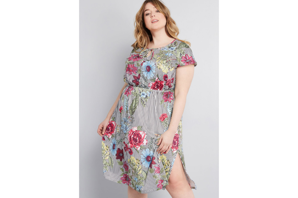 Best Mixed Print Dress