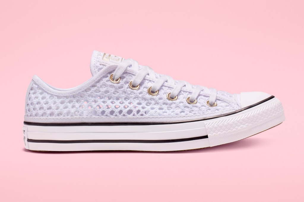 Breathable Sneakers Womens Converse Crochet