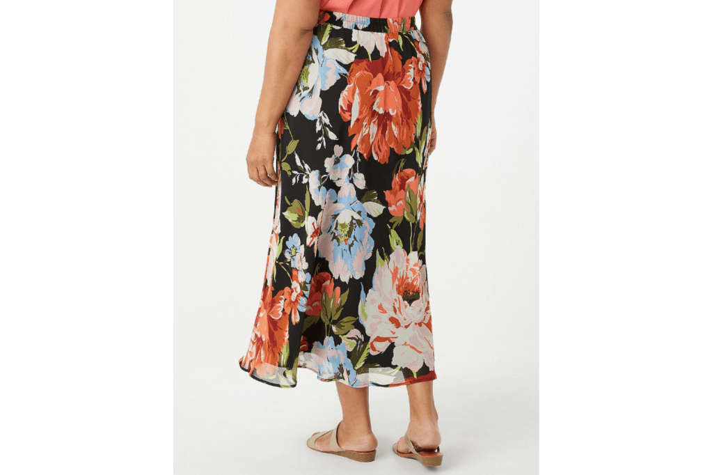 Floral Plus Size Skirt Dressbarn