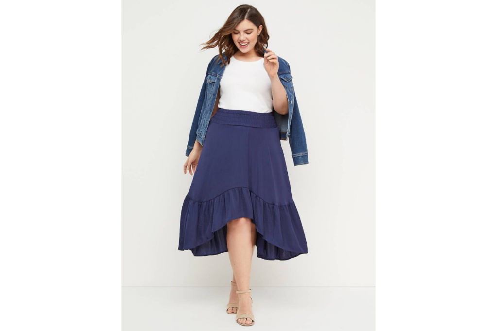 High Low Plus Size Skirt Lane Bryant