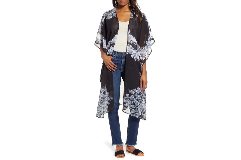 Joanna Gaines Style Floral Duster Kimono
