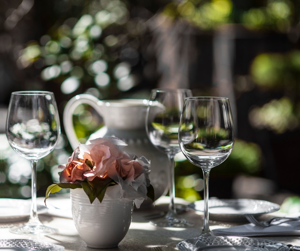 flowers in white mug