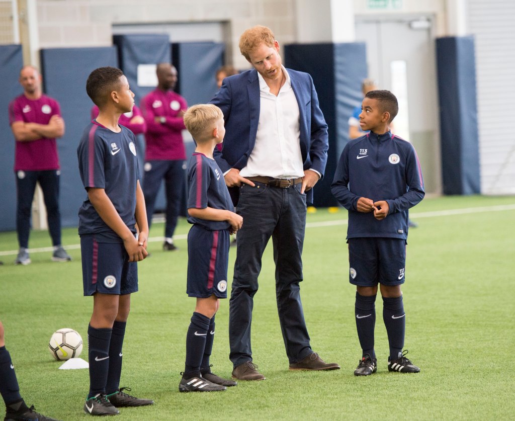 Prince Harry Footie Coach
