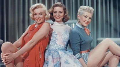 Marilyn Monroe, Lauren Bacall and Betty Grable in How To Marry a Millionaire (1953)