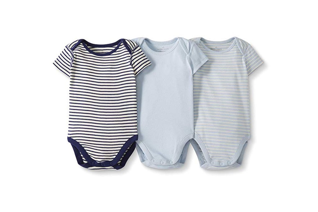 Amazon Prime Day Baby Deals Three Pack Bodysuits Short Sleeve Cotton