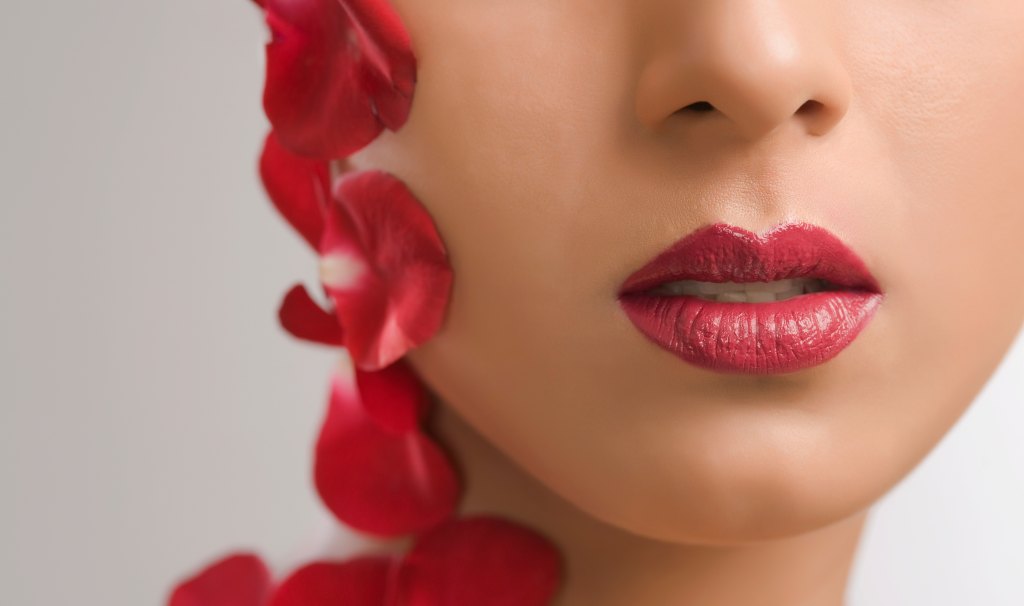 Crushing Rose Petals or Beetroot to Tint Cheeks