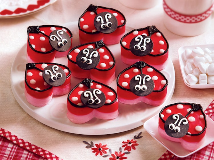 Ladybug Heart Raspberry Fudge