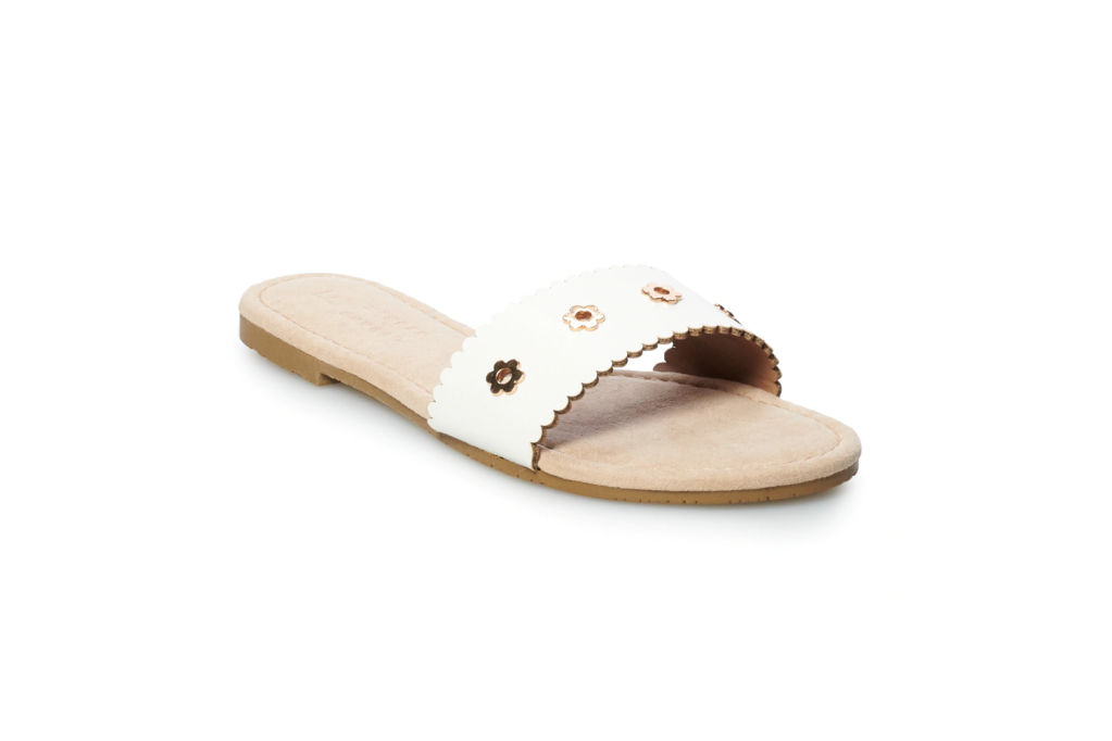 Lauren Conrad White Flats