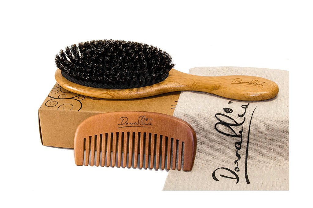 Scalp Massage Brush Boar Bristle Brush