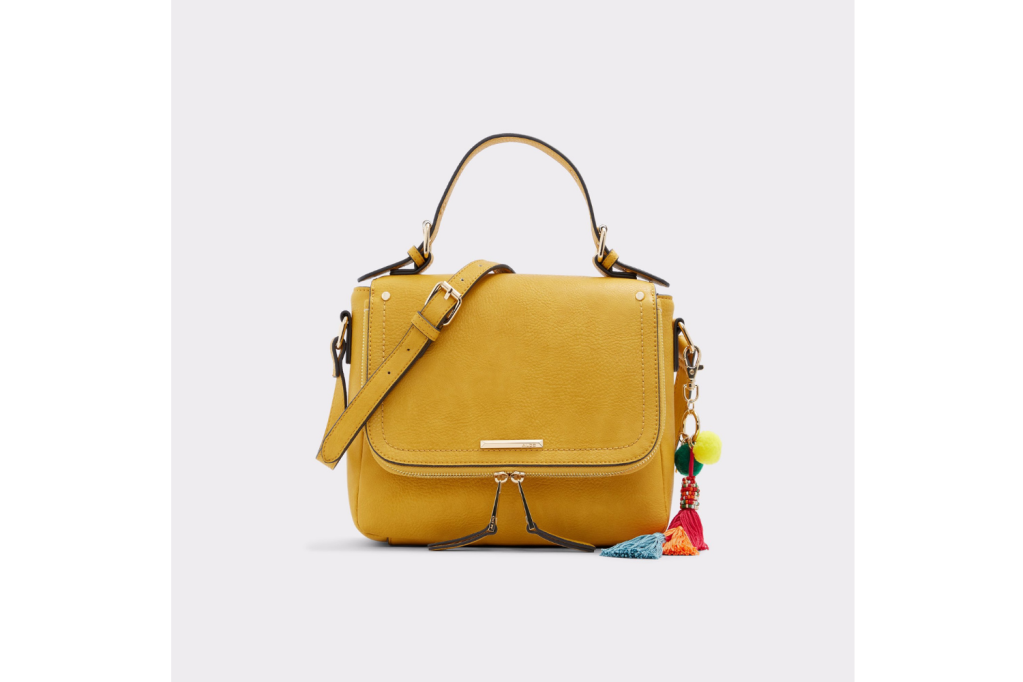 Yellow Purse Tassel Bag