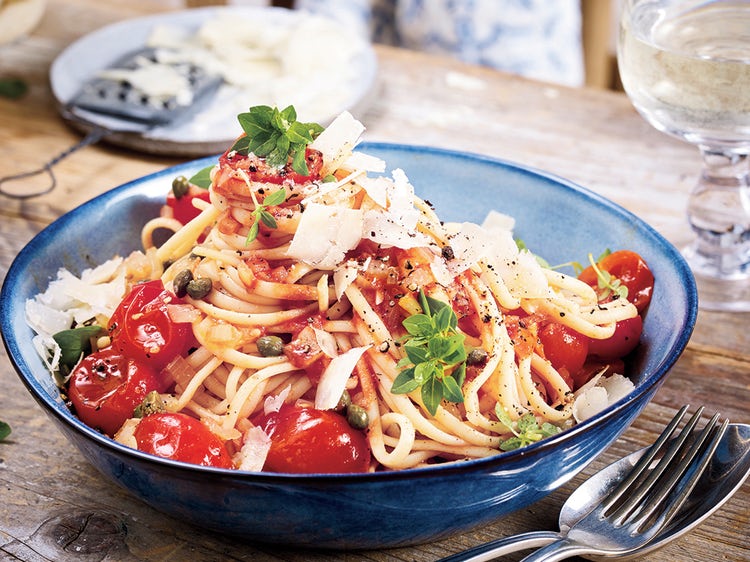 Burst Tomato Spaghetti