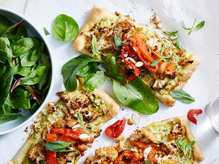 Cauliflower And Zucchini Tart