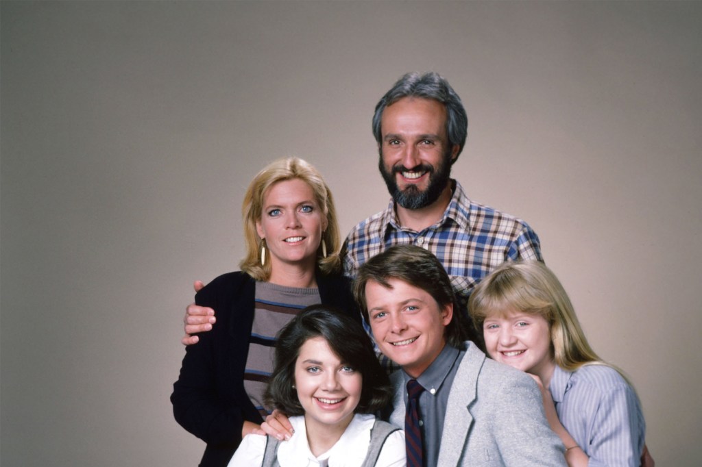 The cast of Family Ties