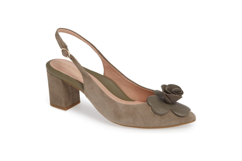 Green Slingbacks