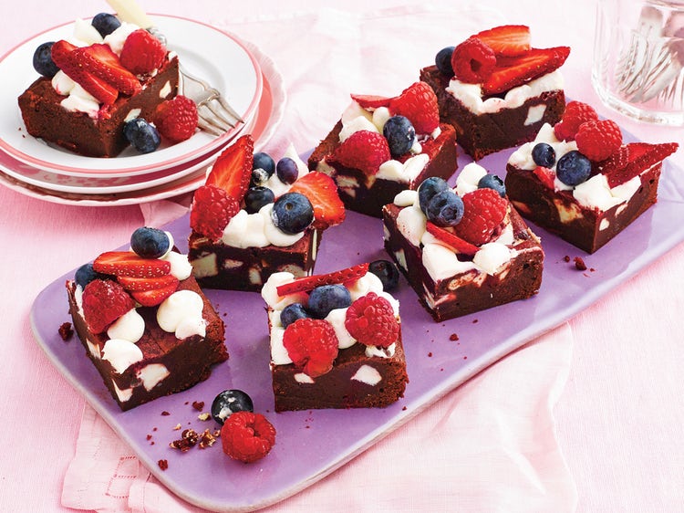 Red Velvet Cream Cheese Brownies