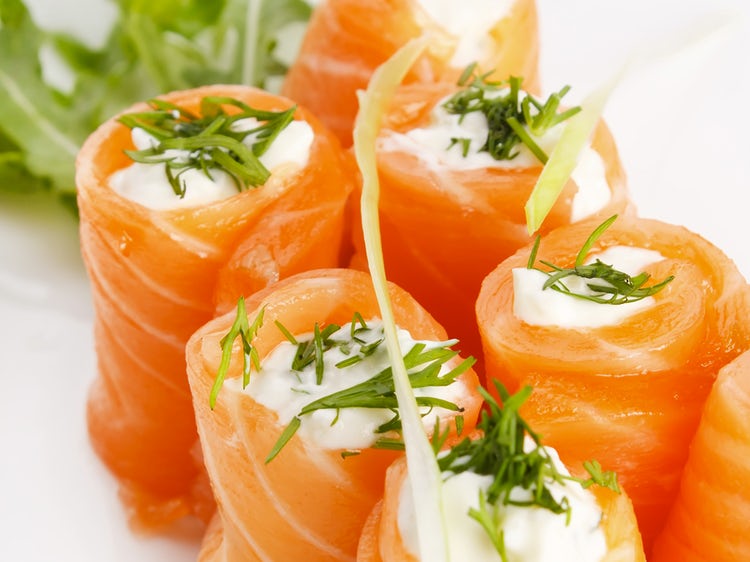 Smoked Salmon Roll Ups