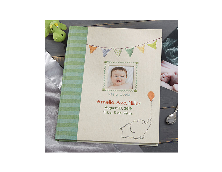 16. Best Personalized Baby Memory Book — 'Made With Love'