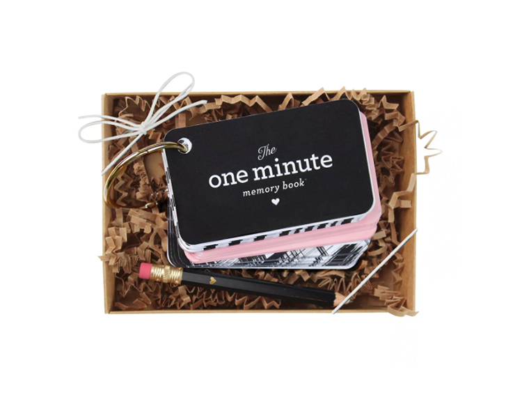 6. Most Unique Baby Memory Book — 'The One Minute Memory Book'