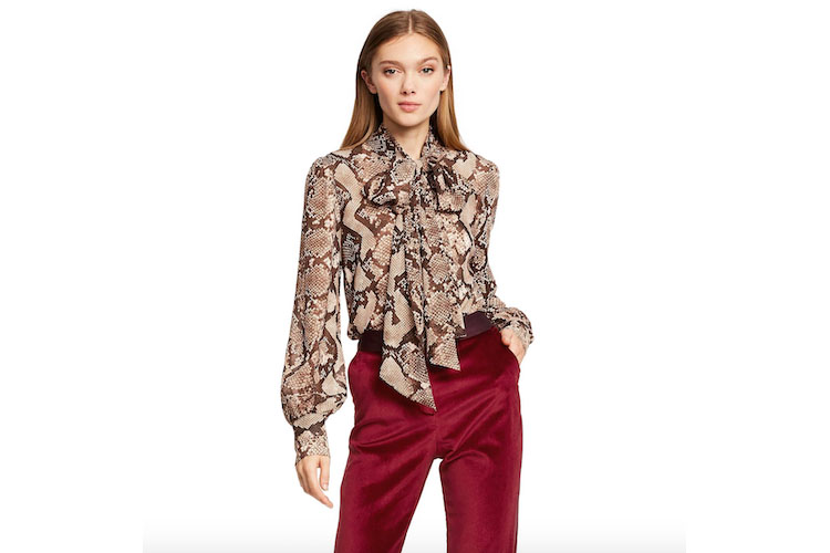Altuzarra For Target Snakeskin Blouse