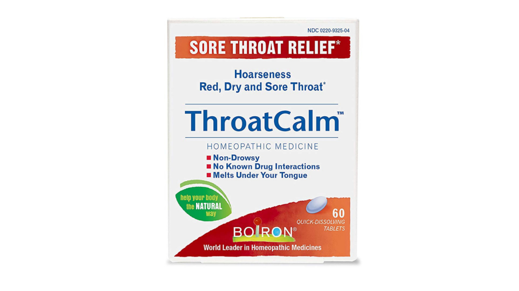 Best Lozenges for a Sore Throat  — Boiron Throatcalm Tablets