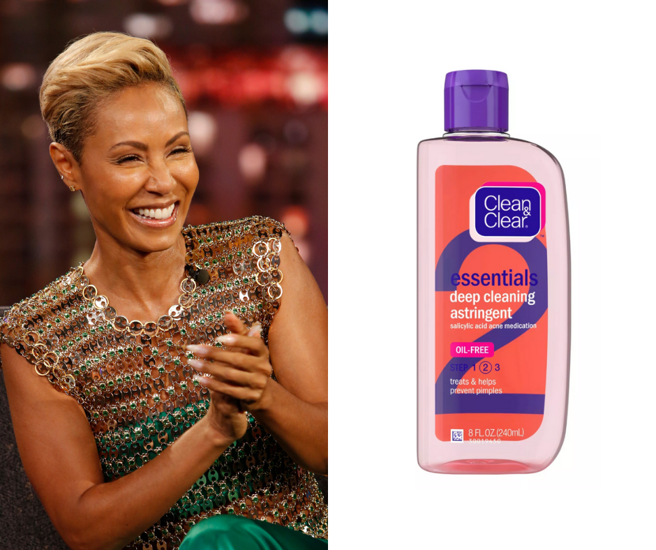 Jada Pinkett-Smith — Clean & Clear Essential Deep Cleaning Astringent