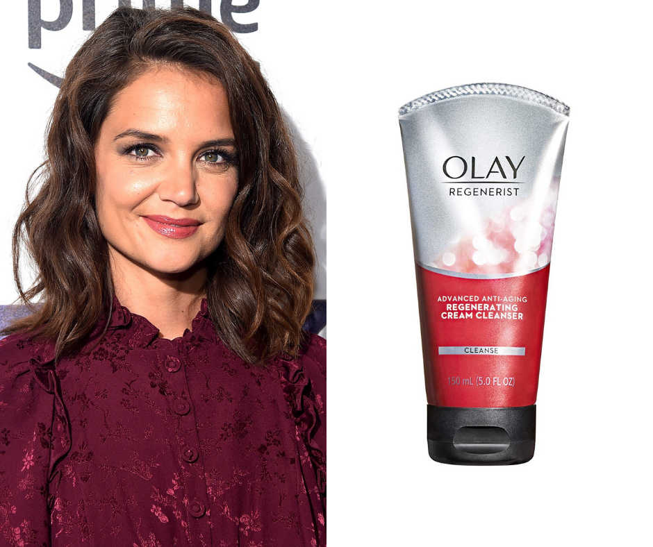 Katie Holmes — Olay Regenerist Regenerating Cream Cleanser
